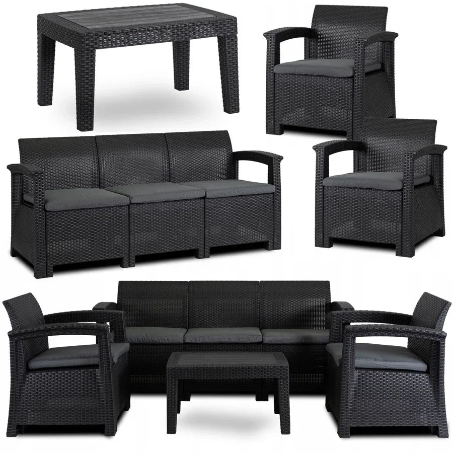 Salotto da Esterno con Poltrone e Tavolo