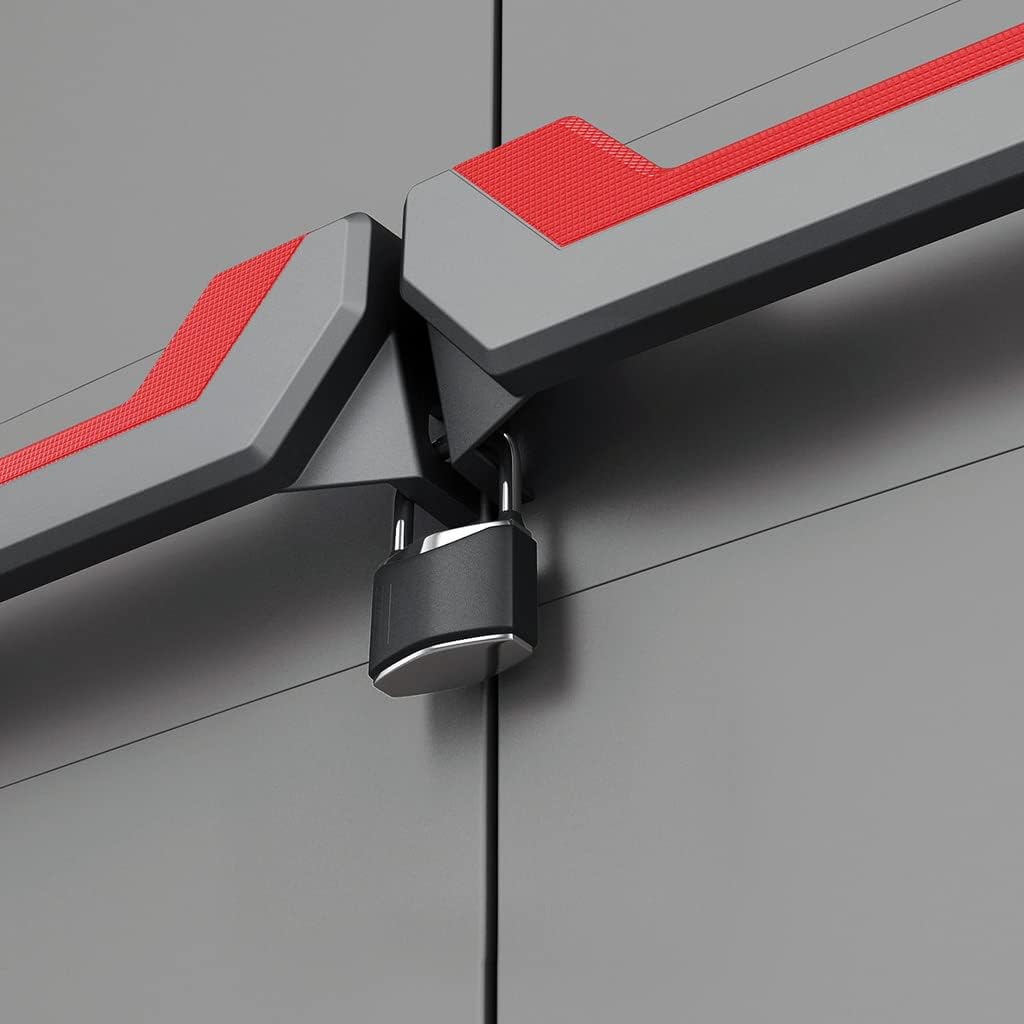 Armadio Scope Grigio 3 Ripiani Regolabili