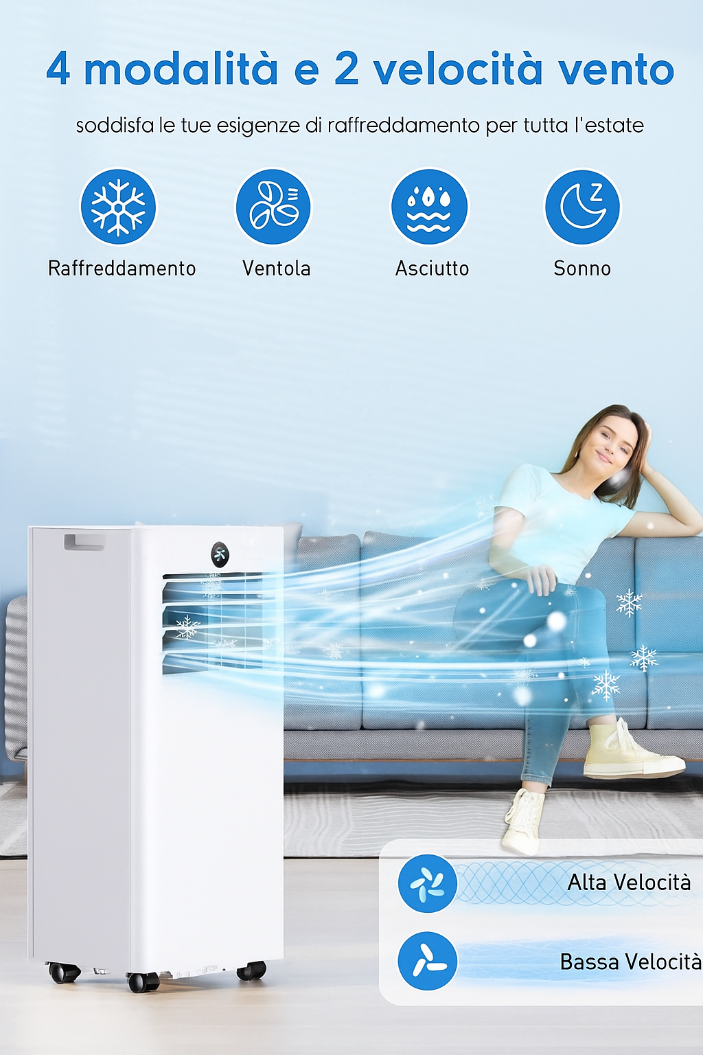 Condizionatore 7000BTU con Display