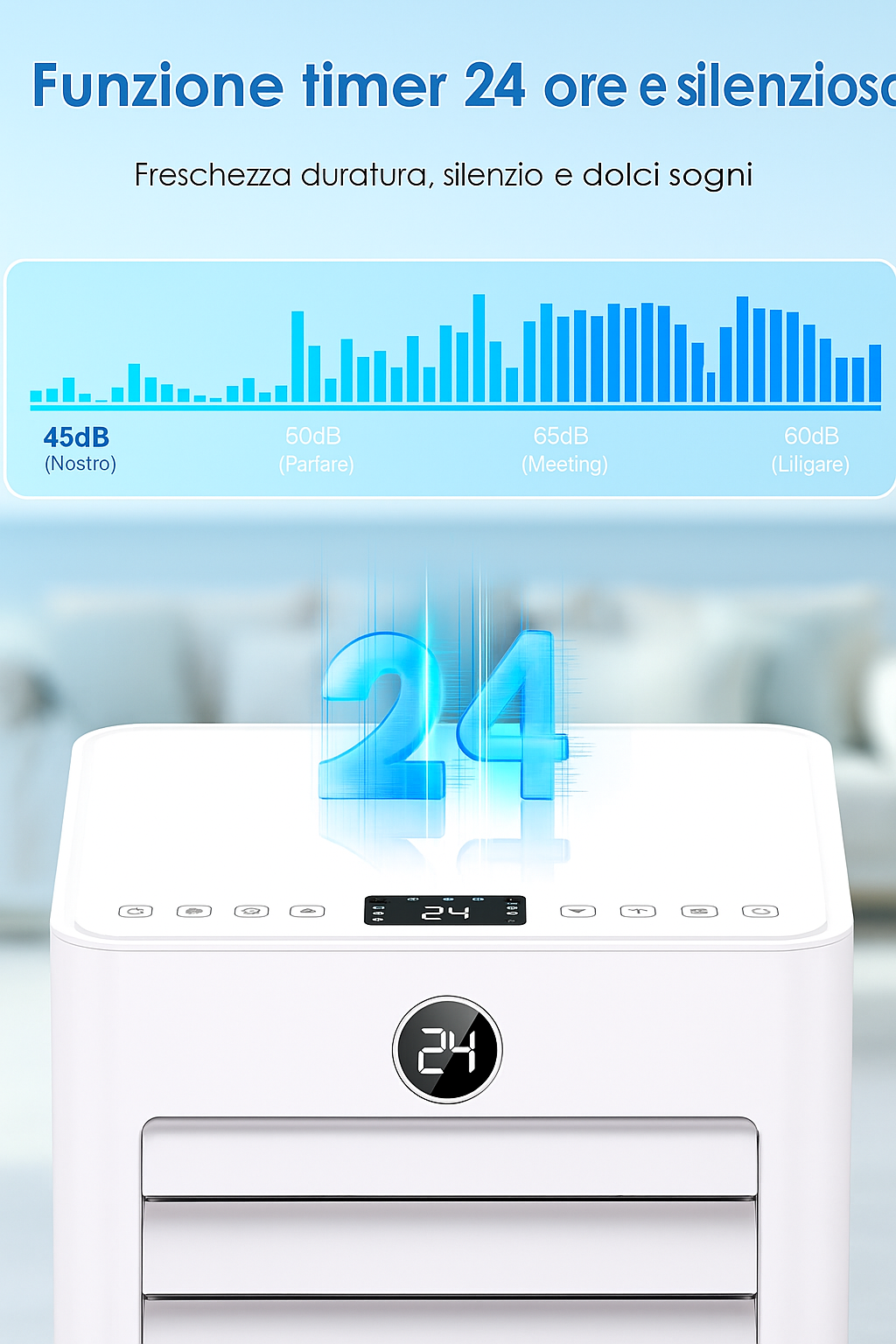 Condizionatore 7000BTU con Display