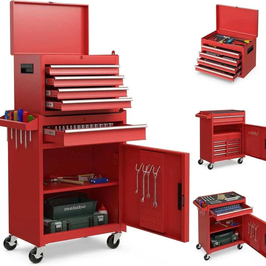 Carrello portautensili con ruote bloccabili